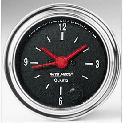 Auto Meter Traditional Chrome Series Performance Clock - 2585